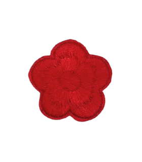 Thermocollant - Fleur rouge