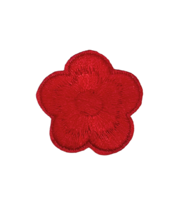 Thermocollant - Fleur rouge