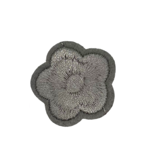 Thermocollant - Fleur Grise