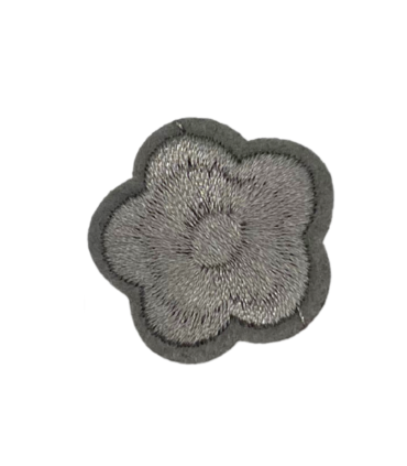 Thermocollant - Fleur Grise