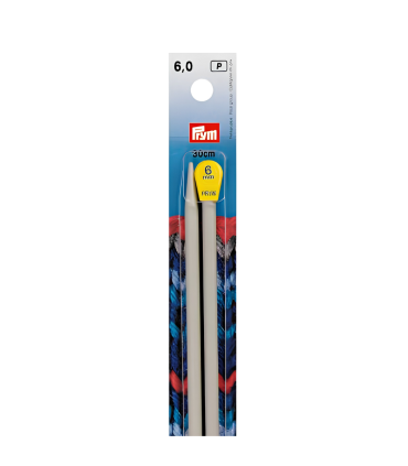 PRYM - Aiguilles tricot 30cm 6mm