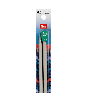 PRYM - Aiguilles tricot 30cm 6,5mm