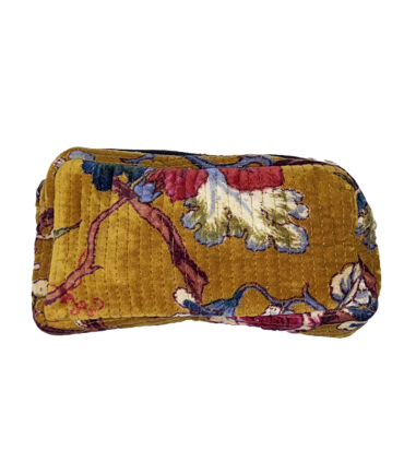 Trousse velours - YVETTE - SAFRAN