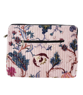 Housse Ordinateur Velours - 13 Pouces - Yvette - VIEUX ROSE