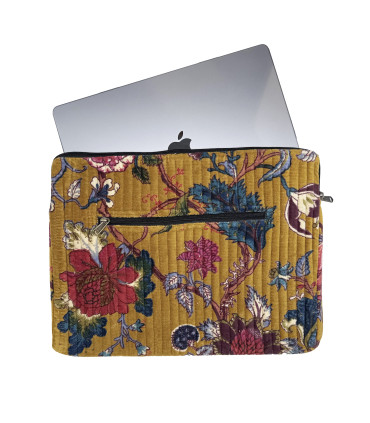 Housse Ordinateur Velours - 13 Pouces - Yvette - SAFRAN
