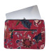 Housse Ordinateur Velours - 13 Pouces - Rosette - BORDEAUX