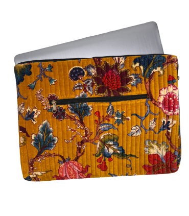 Housse Ordinateur Velours - 15 Pouces - Yvette - SAFRAN