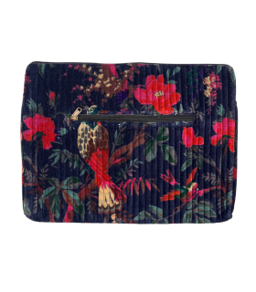 Housse Ordinateur Velours - 15 Pouces - Josianne - NOIR