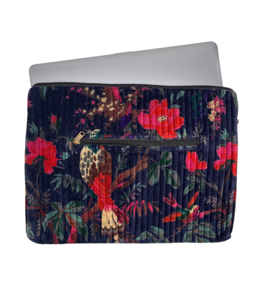 Housse Ordinateur Velours - 15 Pouces - Josianne - NOIR