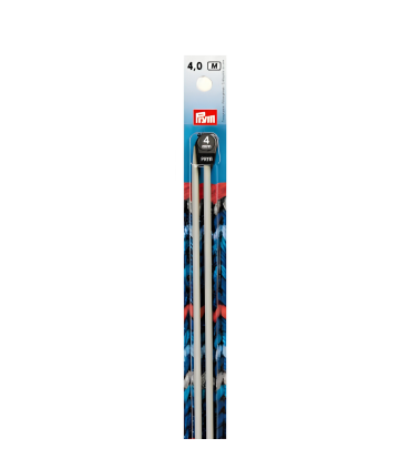 PRYM : Aiguilles Tricot 40cm 4mm