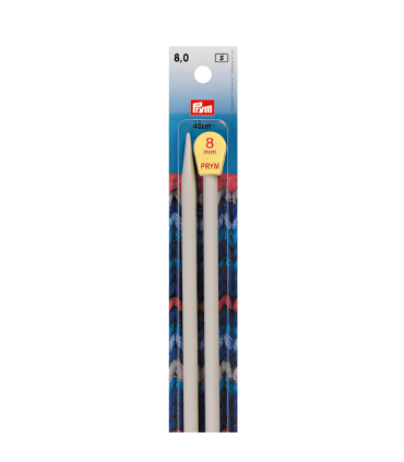 PRYM - Aiguilles tricot 40 cm 8mm