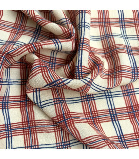 SINGULIERE par COUSETTE : Viscose - Carreaux Champêtres