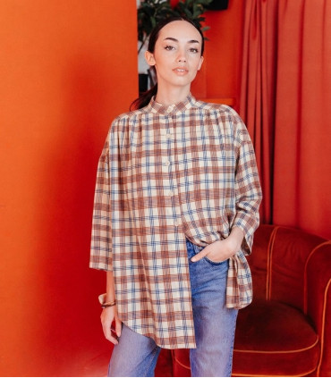 SINGULIERE par COUSETTE : Viscose - Carreaux Champêtres