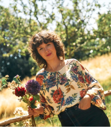 SINGULIERE par COUSETTE : Viscose - Fleurs d'Antan