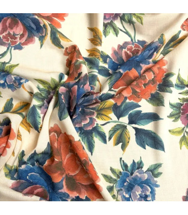 SINGULIERE par COUSETTE : Viscose - Fleurs d'Antan