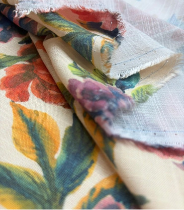 SINGULIERE par COUSETTE : Viscose - Fleurs d'Antan