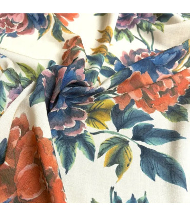 SINGULIERE par COUSETTE : Viscose - Fleurs d'Antan