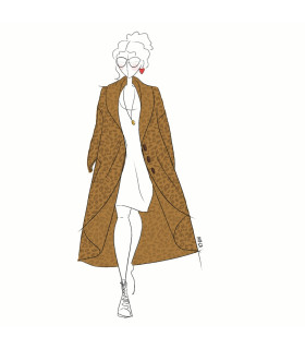 GERMAIN PATRONS - le Manteau - SCARLETT