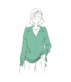 GERMAIN PATRONS - la Blouse - SIENNA