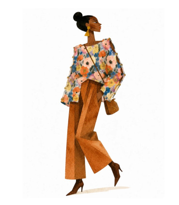 Madame IRIS : Popeline de coton bio - ZITA