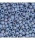 MIYUKI ROCAILLES 8/0 - Opaque glazed frosted rainbow soft blue