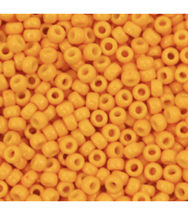 MIYUKI ROCAILLES 8/0 - Duracoat opaque light squash orange