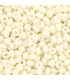MIYUKI ROCAILLES 8/0 - Opaque matte cream white