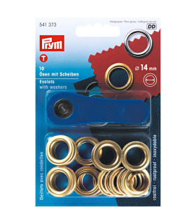 PRYM : Oeillets 14mm - OR