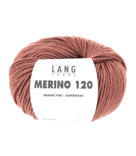 LANG YARNS   Merino 120 Rouille