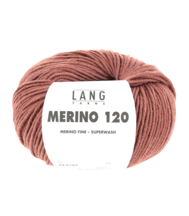 LANG YARNS   Merino 120 Rouille