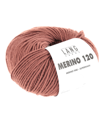 LANG YARNS   Merino 120 Rouille