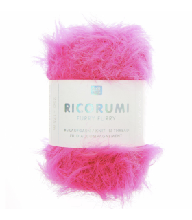 RICO DESIGN - Furry Furry - ROSE FLUO