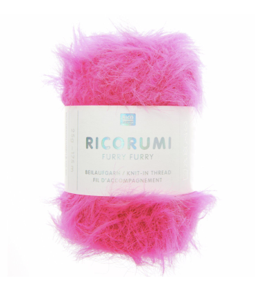 RICO DESIGN - Furry Furry - ROSE FLUO