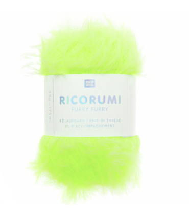RICO DESIGN - Furry Furry - VERT FLUO