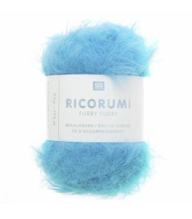 RICO DESIGN - Furry Furry - BLEU CIEL