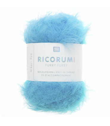 RICO DESIGN - Furry Furry - BLEU CIEL