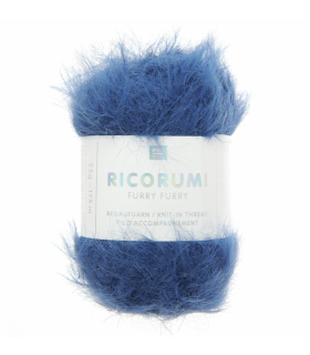 RICO DESIGN - Furry Furry - BLEU. NUIT