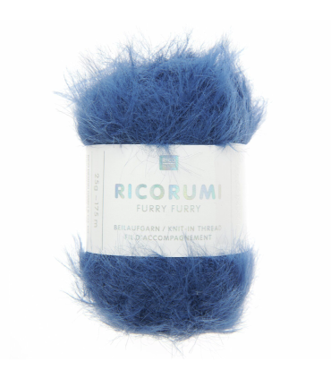 RICO DESIGN - Furry Furry - BLEU. NUIT