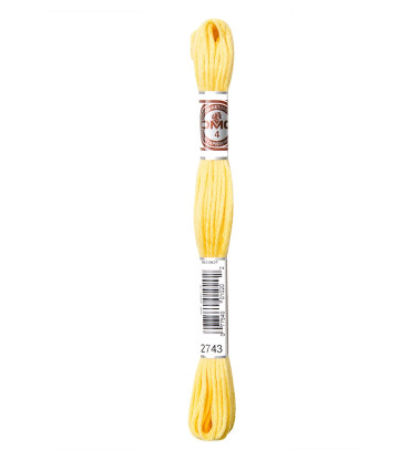 DMC Retors Mat  - 2743 - JAUNE PAMPLEMOUSSE