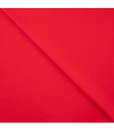 Popeline de coton - ROUGE