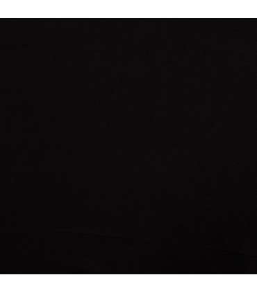 Twill de Viscose Lourde Unie - NOIRE