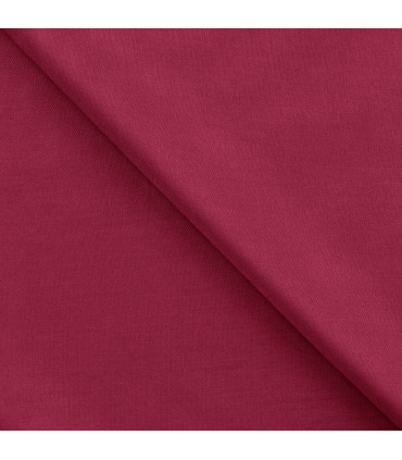 Twill de Viscose Lourde unie - FRAMBOISE