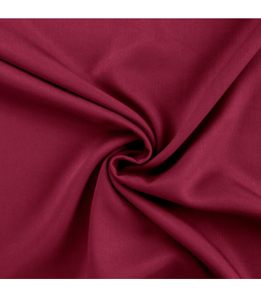 Twill de Viscose Lourde unie - FRAMBOISE