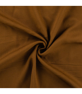Twill de Viscose Lourde unie - BRONZE