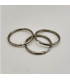 Anneau porte-clés - ARGENT - 18mm