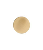 Bouton Plat Métal Or