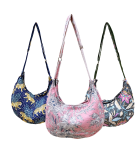 Sacs Demi Lune en Coton Matelassé Indien
